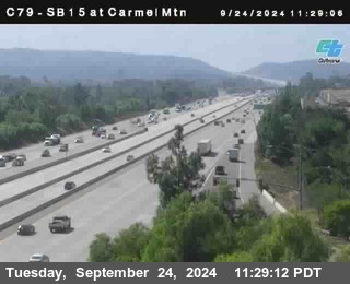 NB 15 at Carmel Mountain Rd.