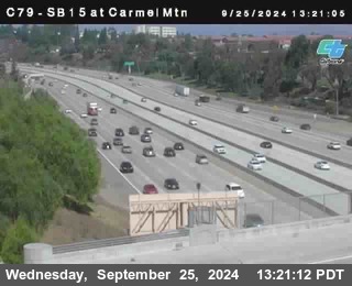 NB 15 at Carmel Mountain Rd.