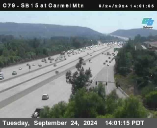 NB 15 at Carmel Mountain Rd.