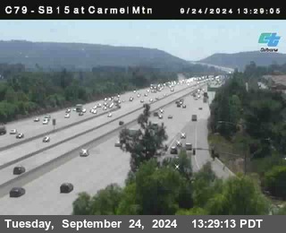 NB 15 at Carmel Mountain Rd.