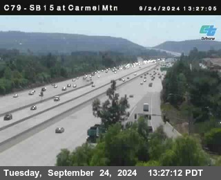 NB 15 at Carmel Mountain Rd.