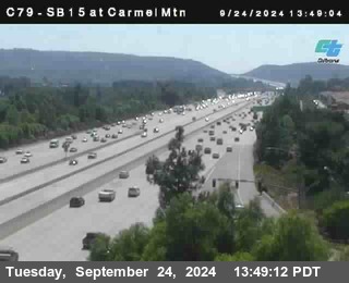 NB 15 at Carmel Mountain Rd.