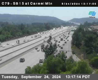 NB 15 at Carmel Mountain Rd.