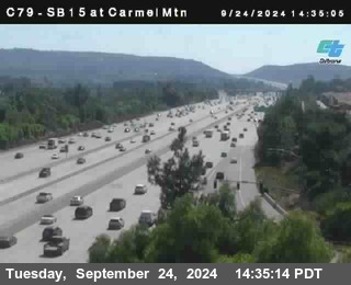 NB 15 at Carmel Mountain Rd.