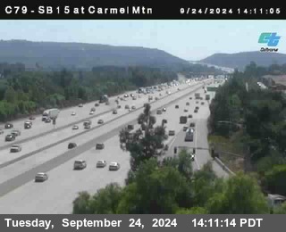 NB 15 at Carmel Mountain Rd.