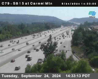 NB 15 at Carmel Mountain Rd.