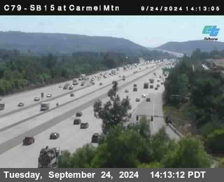 NB 15 at Carmel Mountain Rd.