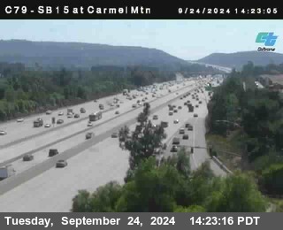 NB 15 at Carmel Mountain Rd.