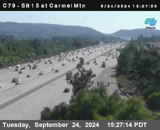 NB 15 at Carmel Mountain Rd.