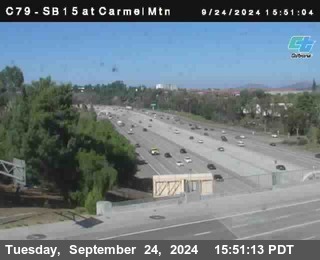 NB 15 at Carmel Mountain Rd.