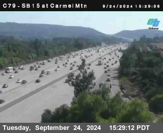 NB 15 at Carmel Mountain Rd.