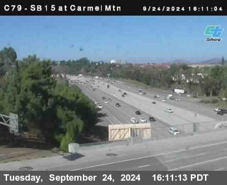 NB 15 at Carmel Mountain Rd.