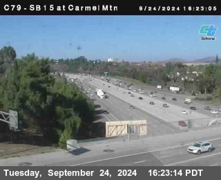 NB 15 at Carmel Mountain Rd.