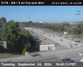 NB 15 at Carmel Mountain Rd.