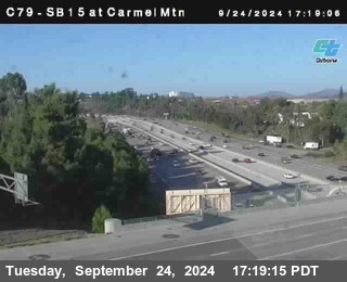 NB 15 at Carmel Mountain Rd.