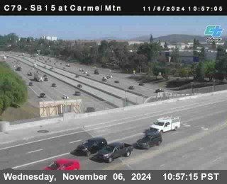 NB 15 at Carmel Mountain Rd.