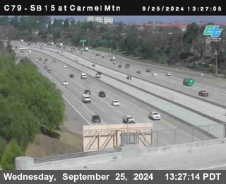 NB 15 at Carmel Mountain Rd.