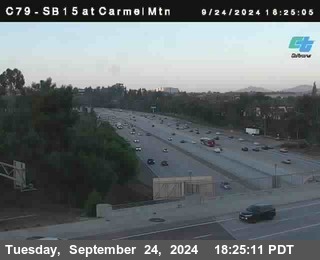 NB 15 at Carmel Mountain Rd.