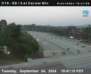 NB 15 at Carmel Mountain Rd.