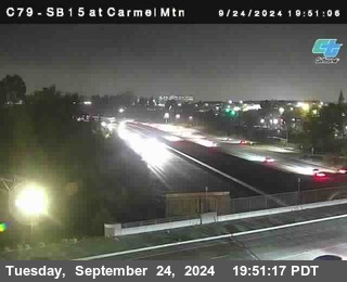 NB 15 at Carmel Mountain Rd.