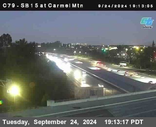 NB 15 at Carmel Mountain Rd.