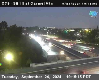 NB 15 at Carmel Mountain Rd.