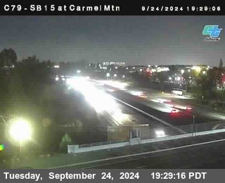 NB 15 at Carmel Mountain Rd.