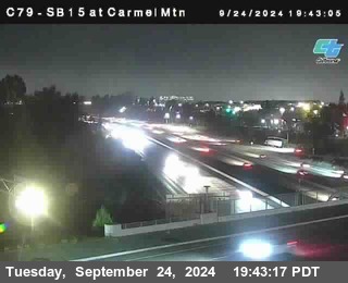 NB 15 at Carmel Mountain Rd.