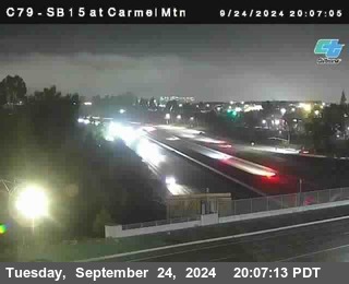 NB 15 at Carmel Mountain Rd.