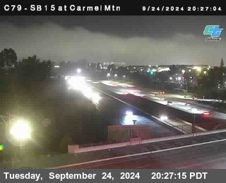 NB 15 at Carmel Mountain Rd.