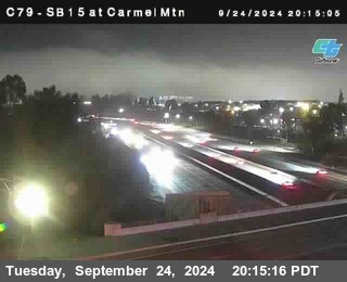 NB 15 at Carmel Mountain Rd.