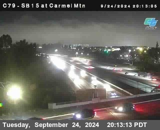 NB 15 at Carmel Mountain Rd.