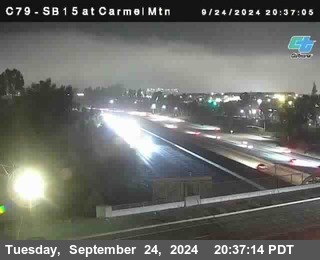 NB 15 at Carmel Mountain Rd.