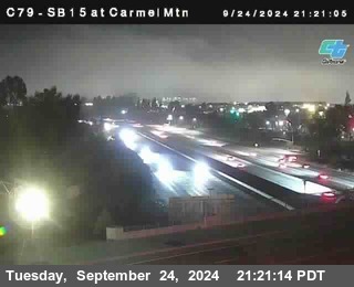 NB 15 at Carmel Mountain Rd.