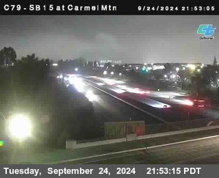 NB 15 at Carmel Mountain Rd.