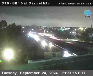 NB 15 at Carmel Mountain Rd.