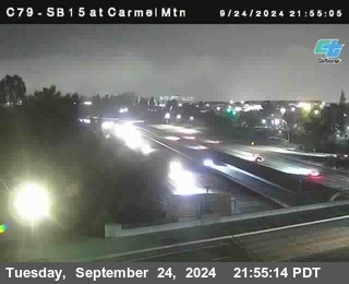 NB 15 at Carmel Mountain Rd.