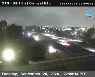 NB 15 at Carmel Mountain Rd.