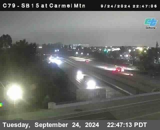 NB 15 at Carmel Mountain Rd.