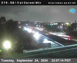 NB 15 at Carmel Mountain Rd.