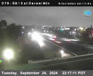 NB 15 at Carmel Mountain Rd.