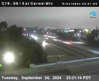 NB 15 at Carmel Mountain Rd.