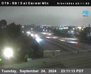 NB 15 at Carmel Mountain Rd.