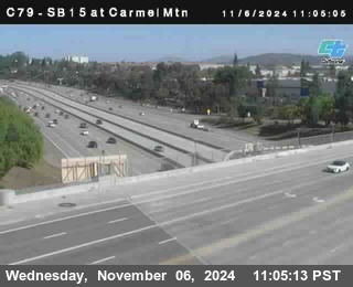 NB 15 at Carmel Mountain Rd.