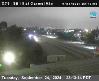 NB 15 at Carmel Mountain Rd.