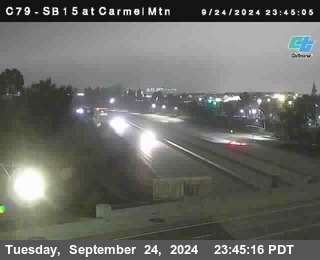 NB 15 at Carmel Mountain Rd.