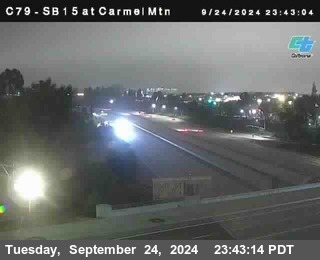 NB 15 at Carmel Mountain Rd.