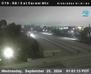 NB 15 at Carmel Mountain Rd.