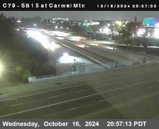 NB 15 at Carmel Mountain Rd.