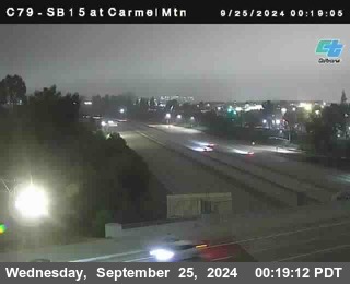 NB 15 at Carmel Mountain Rd.